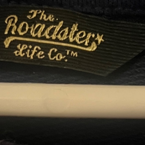 Stylish Navy Striped sweat shirt by The Roadster Life CO Women’s Size L - Picture 2 of 5